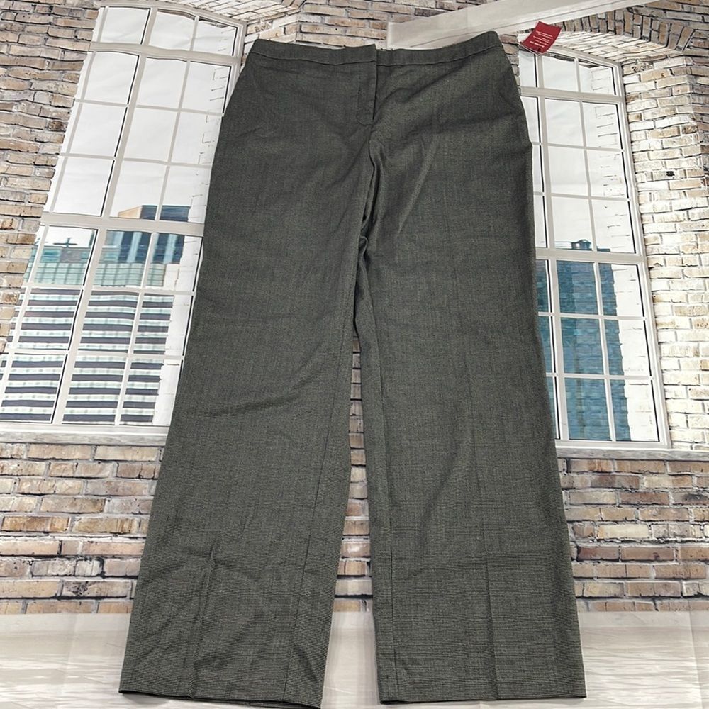 NWT Women’s Croft & Barrow Black & White Classic Fit Pants (12) GC07